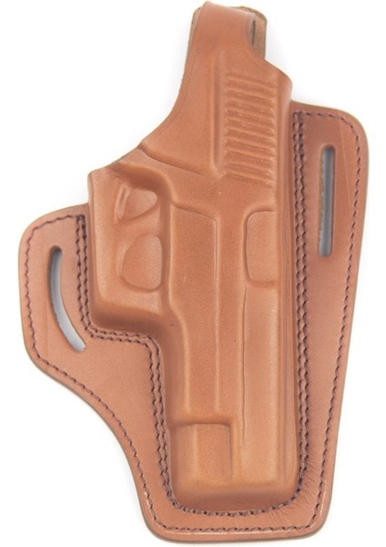 Sig Sauer P226 Deri Tabanca Kılıfı Kahverengi Baskılı Kapalı modelleri