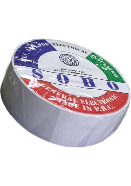 Sanec Soho Elektrik Bandı-Beyaz