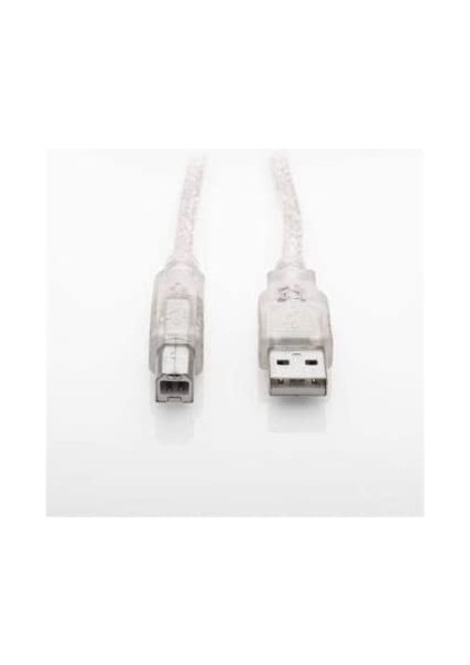 SL-U2015 Usb2.0 1.5m Şeffaf Yazıcı Kablosu, Şeffaf