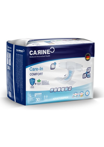 Carıne Comfort Yetişkin Hasta Bezi Large Beden 30 Adet