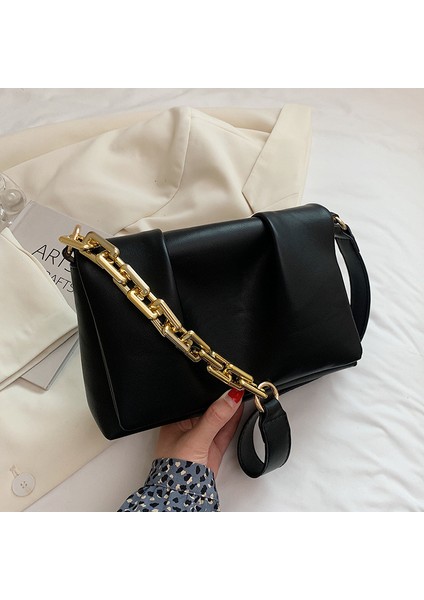Kadın Çantaları Çanta Bulut Tasarım Omuz Çantaları Trend Crossbody Çanta Kaliteli Zincir Debriyaj Çantası Retro Çanta Kadınlar Için (Yurt Dışından)