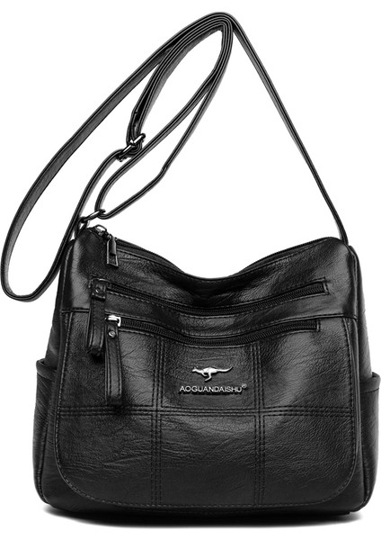 Sıcak Satış Yumuşak Deri Lüks Tasarımcı Çanta Çantalar Kadın Omuz Crossbody Elçi Çantaları Birçok Cep Kadın Çantası (Yurt Dışından)