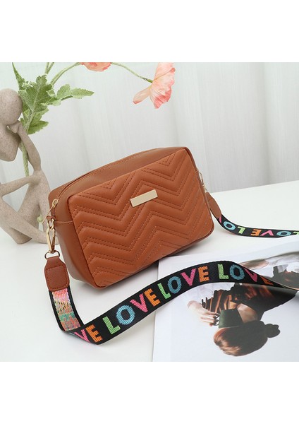 Sıradan Kadınlar Çapraz Bags Kadınlar Moda Basit Omuz Çantası Bayanlar Tasarımcı Çantalar (Yurt Dışından)