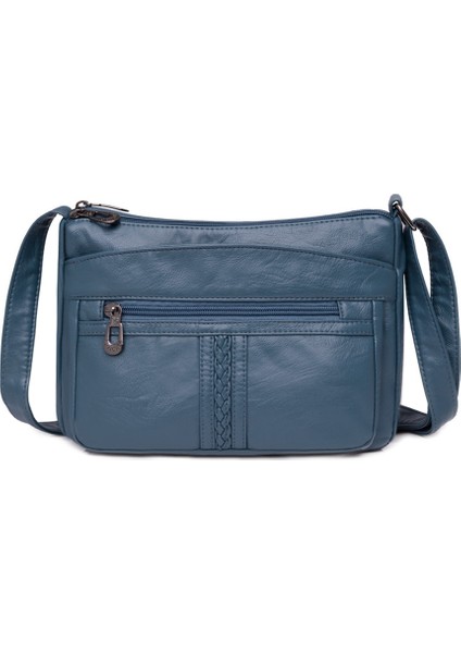 Kadın Moda Messenger Torbası Lüks Tasarımcı Omuz Crosbody Çantalar Yeni Trendi Yüksek Kaliteli Pu Deri Kadın Çanta Çantaları (Yurt Dışından)