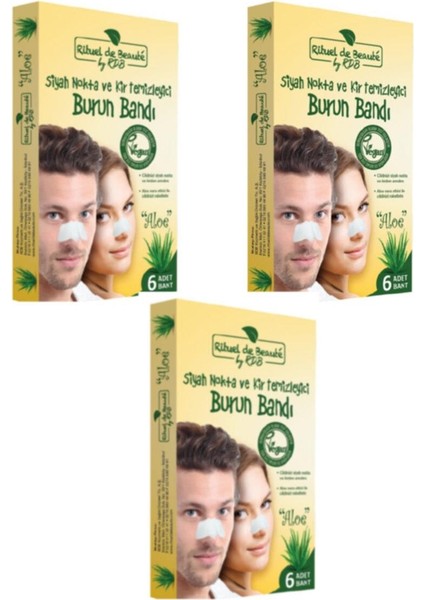 Siyah Nokta Gözenek Arındırıcı ve Kir Temizleyici Burun Bandı 3 Kutu Siyah Nokta Burun