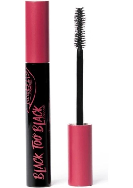 Purobio Black Too Black Mascara Volume Extra 9,9 ml