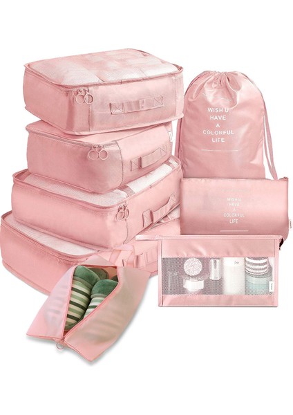 Seyahat Saklama Çantası Ürün Çeşitliliği Çantası Sekizli Set (Yurt Dışından)