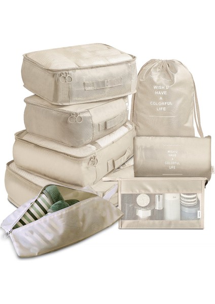 Seyahat Saklama Çantası Ürün Çeşitliliği Çantası Sekizli Set (Yurt Dışından)