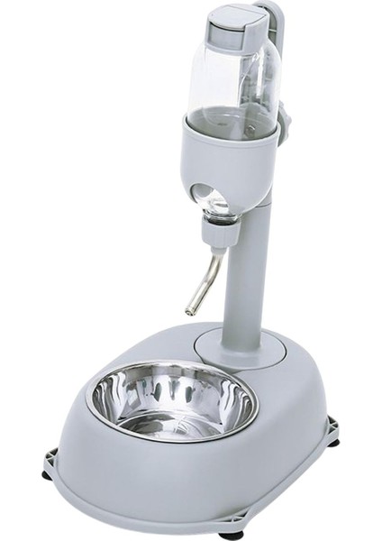 Pet Besleyici 500ML Waterer Su Şişesi Yiyecek Kaseleri Köpek Kasesi Gri (Yurt Dışından) fiyatları