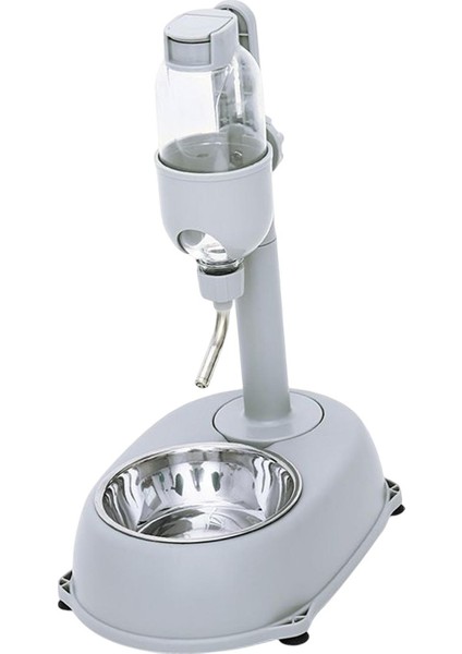 Pet Besleyici 500ML Waterer Su Şişesi Yiyecek Kaseleri Köpek Kasesi Gri (Yurt Dışından) modelleri