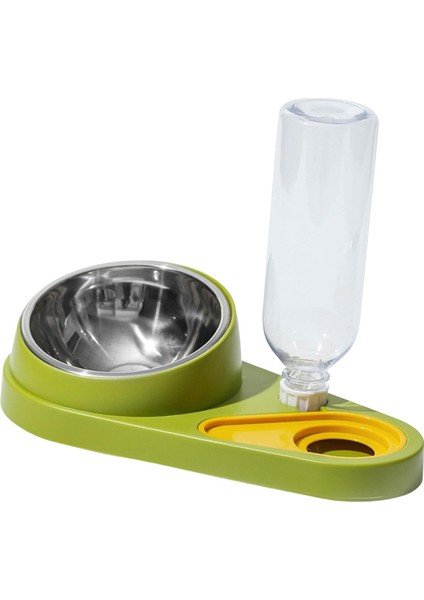 Köpek Kedi Çift Kase Eğimli Besleyici Yay Çıkarılabilir Yeşil (Yurt Dışından) indirimleri