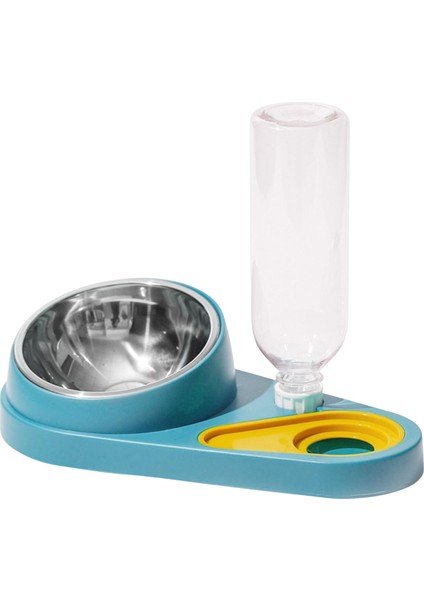 Köpek Kedi Çift Kase Eğimli Besleyici Yay Çıkarılabilir Mavi (Yurt Dışından) fiyatları