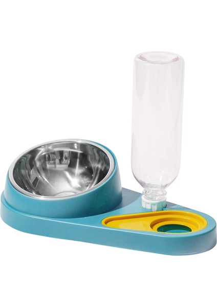 Köpek Kedi Çift Kase Eğimli Besleyici Yay Çıkarılabilir Mavi (Yurt Dışından) fırsatları