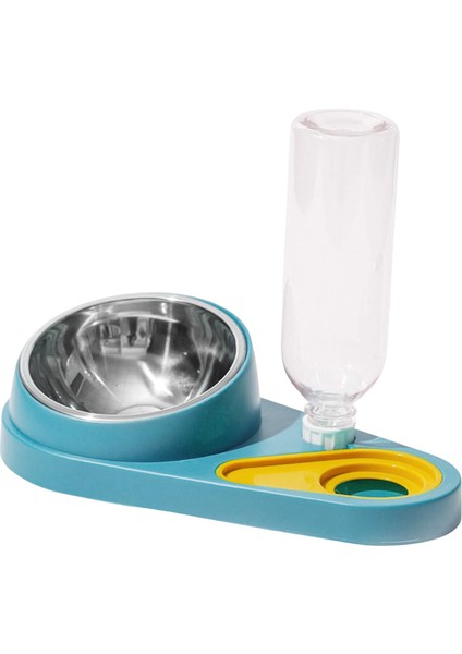 Köpek Kedi Çift Kase Eğimli Besleyici Yay Çıkarılabilir Mavi (Yurt Dışından) indirimleri