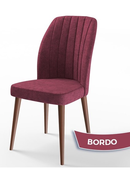 Concept Teo Serisi 80X132 Açılabilir Beyaz Masa Ceviz Gürgen Ayak Mutfak Masası Takımı 4 Sandalye