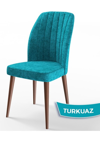 Concept Teo Serisi Açılabilir 80X132 Barok Ahşap Desen Mutfak Masası Takımı 4 Sandalye fırsatları