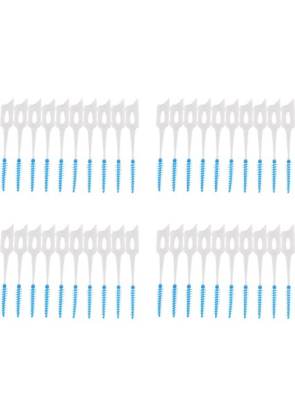 40X Yumuşak Silikon Interdental Açılı Diş Fırçası Diş Fırçası Kürdan (Yurt Dışından) fiyatları