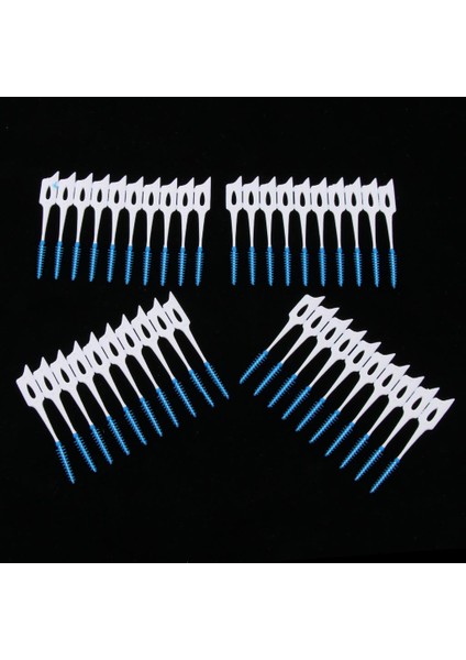 40X Yumuşak Silikon Interdental Açılı Diş Fırçası Diş Fırçası Kürdan (Yurt Dışından) fırsatları