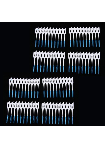 80PCS Silikon Kolay Fırça Interdental Temizleyiciler Diş Araçları Arasındaki Fırçalar (Yurt Dışından)