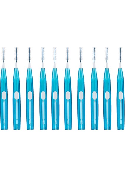 10 Adet Itme-Pull Interdental Fırçalar Diş Gıda Kalıntısı Temizleyici Kürdan Fırça 10 Adet Mavi (Yurt Dışından)