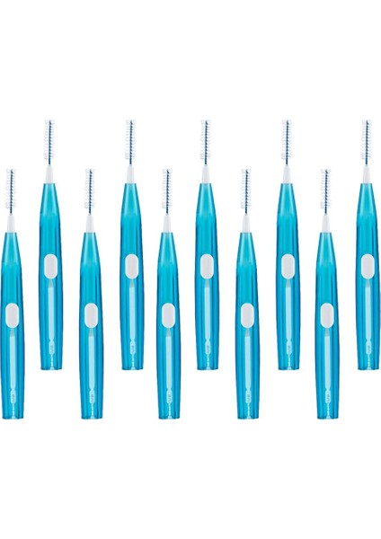 10 Adet Itme-Pull Interdental Fırçalar Diş Gıda Kalıntısı Temizleyici Kürdan Fırça 10 Adet Mavi (Yurt Dışından)