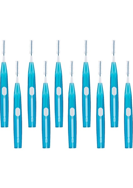 10 Adet Itme-Pull Interdental Fırçalar Diş Gıda Kalıntısı Temizleyici Kürdan Fırça 10 Adet Mavi (Yurt Dışından)