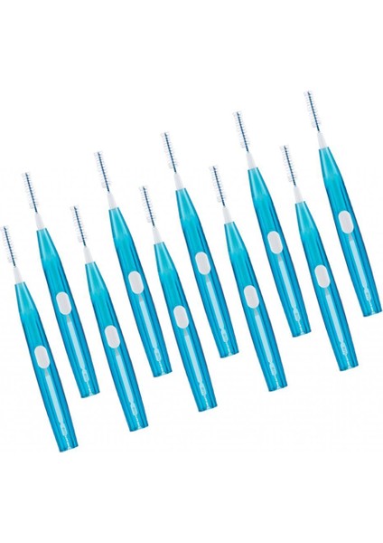 10 Adet Itme-Pull Interdental Fırçalar Diş Gıda Kalıntısı Temizleyici Kürdan Fırça 10 Adet Mavi (Yurt Dışından)