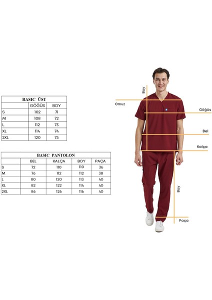 Basıc- Erkek Likralı Koyu Gri Üniforma Üst fırsatları