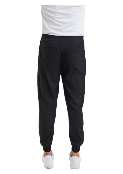 Jogger- Erkek Likralı Siyah Üniforma Pantolon modelleri