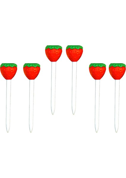 6x Golf Kauçuk Tees Meyve Şekli Golf Mat Tees Ofis Arka Bahçe Uygulaması Için (Yurt Dışından)