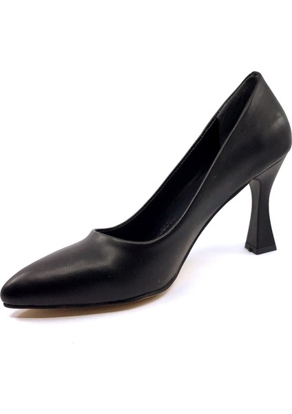 cc 349 9 cm Siyah Stiletto Bayan Ayakkabı