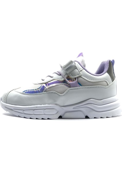 Zoom Beyaz-Platin Kız Çocuk Günlük Spor Ayakkabı modelleri