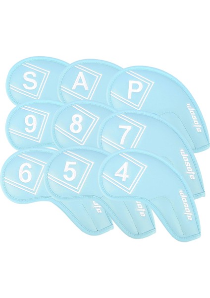 Pu Golf Demir Kapakları Set 9 Adet Golf Kulübü Kafa Kapakları Irons, Golf (Yurt Dışından) fiyatları
