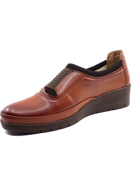 Y 67 Özel Topuk Jeli Taba Günlük Bayan Ayakkabı modelleri