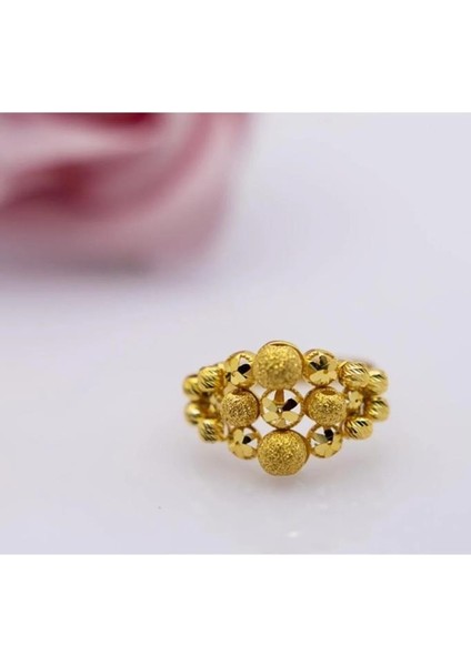 22 Ayar Altın Dorika Işlemeli Yüzük LKSYZK869