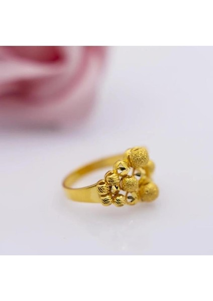 22 Ayar Altın Dorika Işlemeli Yüzük LKSYZK869 modelleri