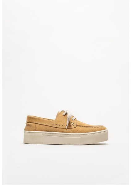 Camel Deri Kadın Günlük Ayakkabı