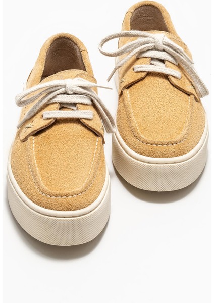 Camel Deri Kadın Günlük Ayakkabı modelleri