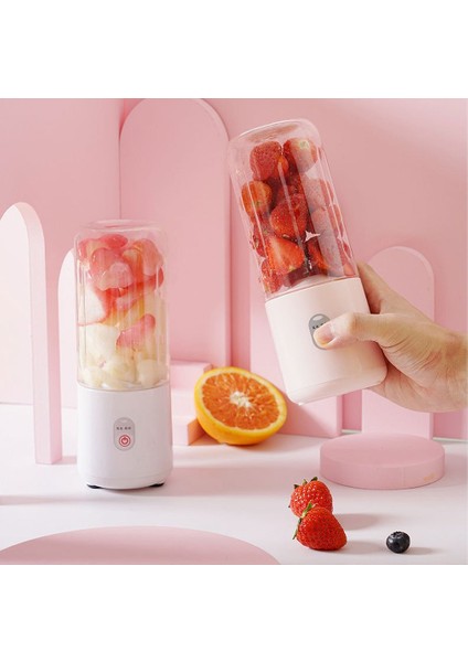 450 ml Sıkacakları Mini Taşınabilir Karıştırıcılar Mutfak Robotu Ev Taşınabilir Smoothie Karıştırıcılar El Yiyecek Mikseri Sıkacağı (Yurt Dışından)