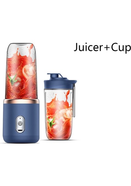 6 Bıçaklı Taşınabilir Sıkacağı Bardak Sıkacağı Meyve Suyu Fincan Otomatik Küçük Elektrikli Sıkacağı Smoothie Blender Ice Crushcup Mutfak Robotu (Yurt Dışından)