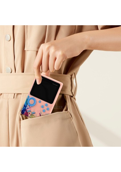 Dahili 500 Oyun Retro Taşınabilir Mini El Video Oyun Konsolu 8-Bit 3.0 Inç Renkli LCD Iki Oyun Oyuncu (Yurt Dışından) fırsatları