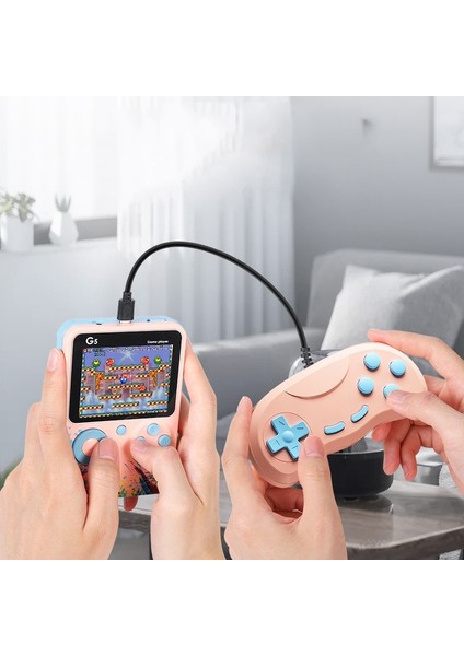 Dahili 500 Oyun Retro Taşınabilir Mini El Video Oyun Konsolu 8-Bit 3.0 Inç Renkli LCD Iki Oyun Oyuncu (Yurt Dışından) indirimleri