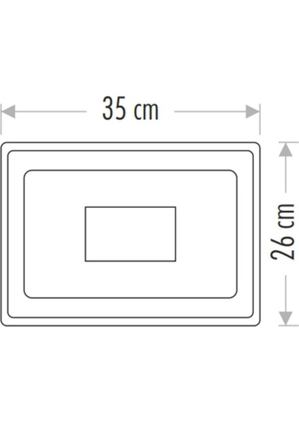 CT-4659 100W Slim Smd LED Projektör 6500K Beyaz
