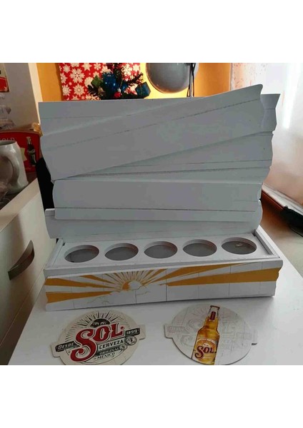 Sol Cerveza LED Işıklı Sunumluk Standı modelleri
