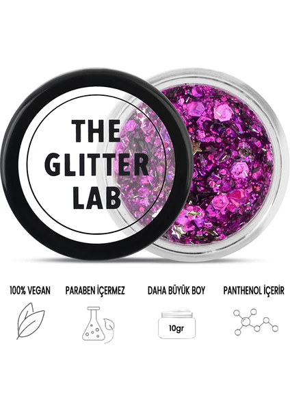 The Glitter Lab - Carnival -Parlak Jel Formlu Glitter ~10gr