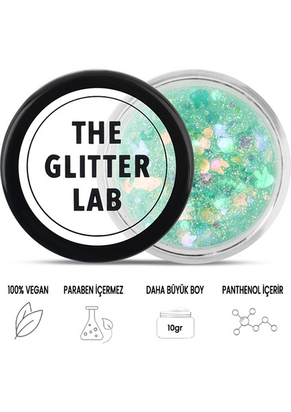 The Glitter Lab - Birthday Bunny - Parlak Jel Formlu Glitter ~10 gr