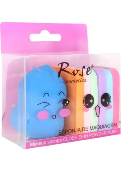 Roesıa Rose Cosmetics 7 Parça Makyaj Süngeri