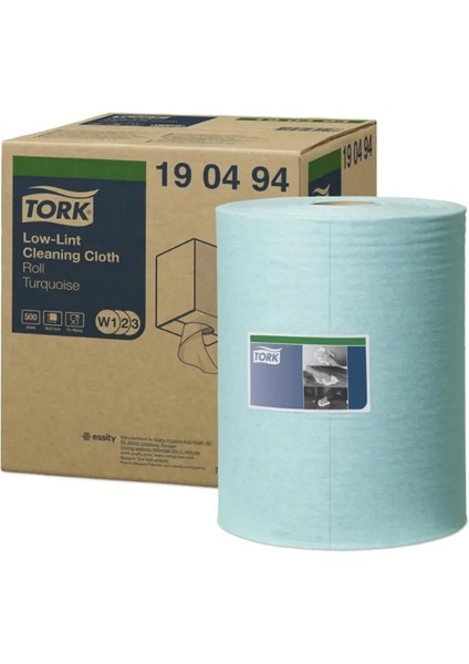 Düşük Hav Nonwoven Temizlik Bezi Rulo Turkuaz 180 Metre (190494)