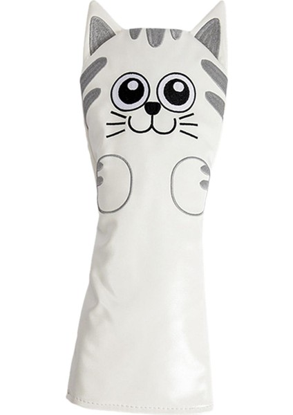 Golf Head Equipment Golf Cue Koruyucu Mallet Putter Putter Cue Headcover Sürücü Beyaz (Yurt Dışından) indirimleri
