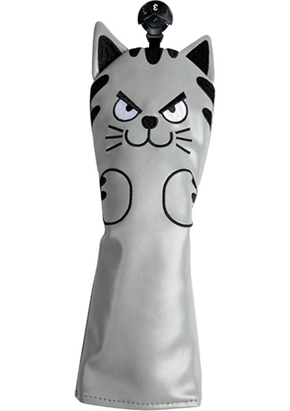 Golf Head Ekipmanları Kapsar Golf Cue Protector Mallet Putter Putter Cue Headcover Ut Ahşap Gri (Yurt Dışından) indirimleri